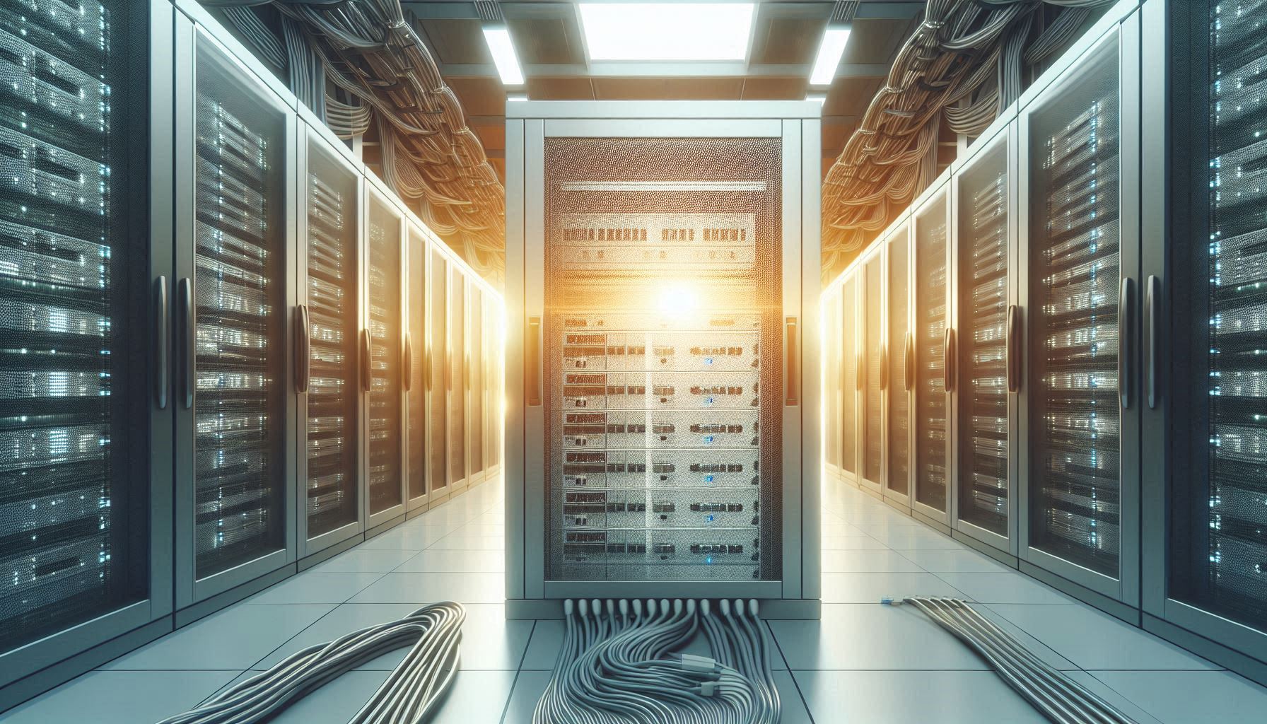 Server kaufen: Ihr Leitfaden für die richtige Wahl Grafik eines Servers in einem Rechenzentrum