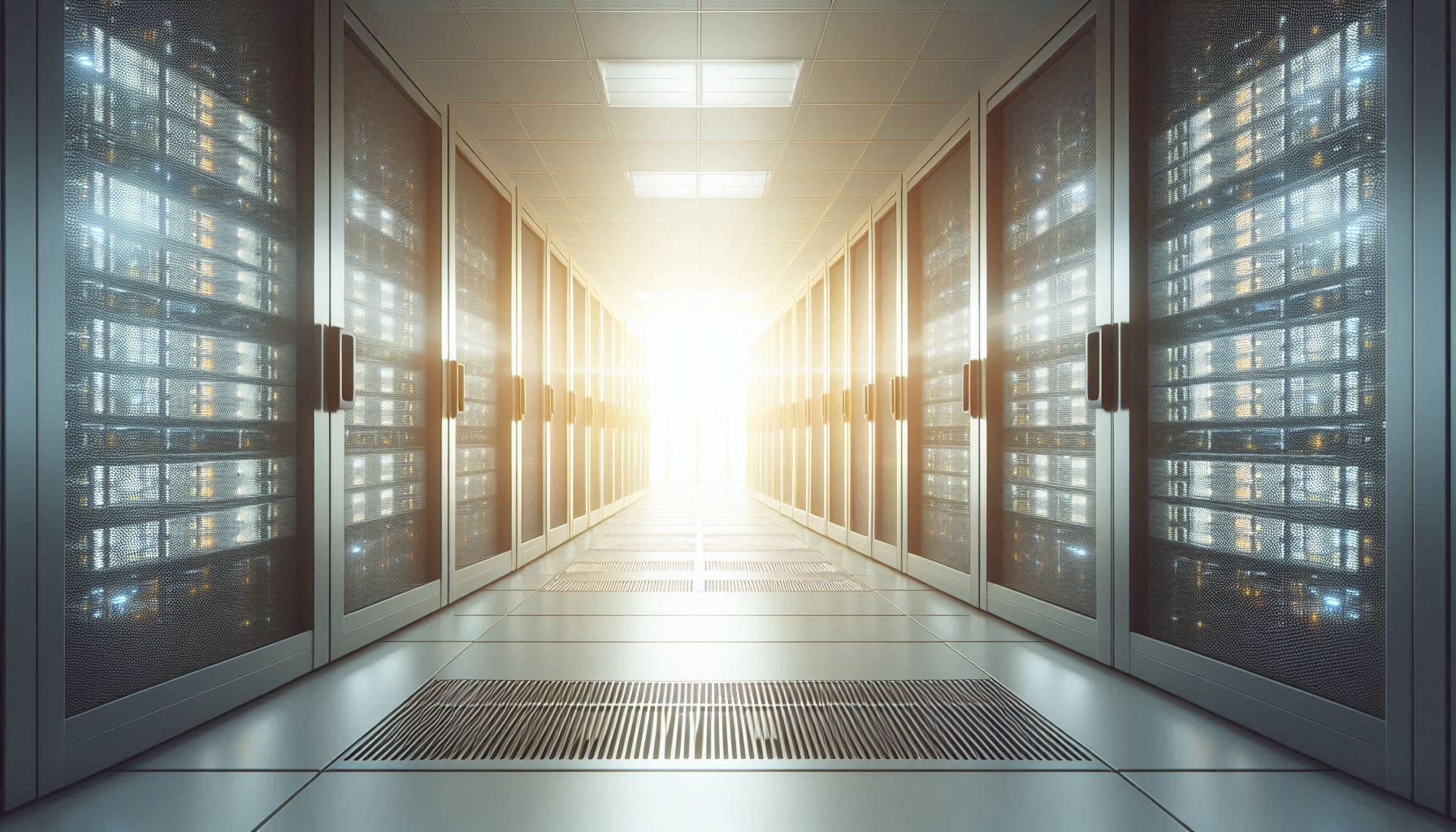 Unterschiedliche Typen von Servern Grafik eines Servers in einem Rechenzentrum