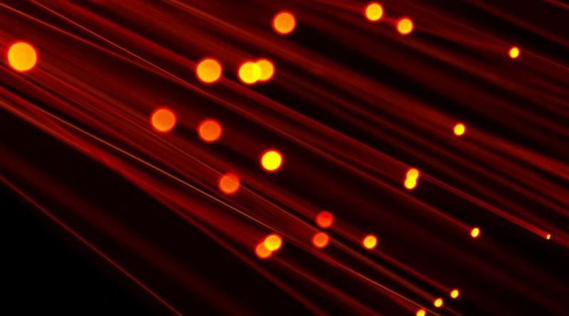 Schnelles Internet glühende Leitungen