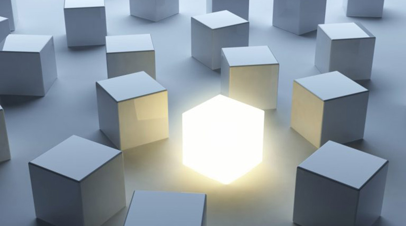 Würfel und Licht