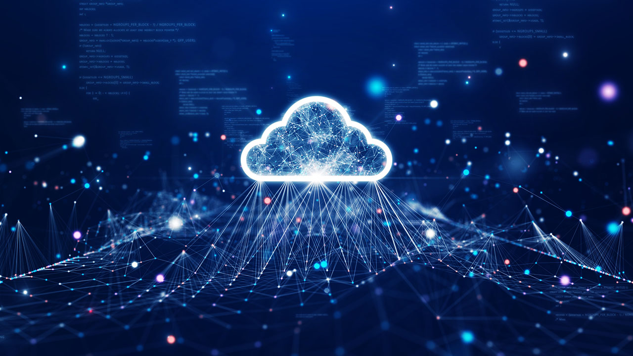 Netzwerkverbindungen, die in eine Cloud laufen