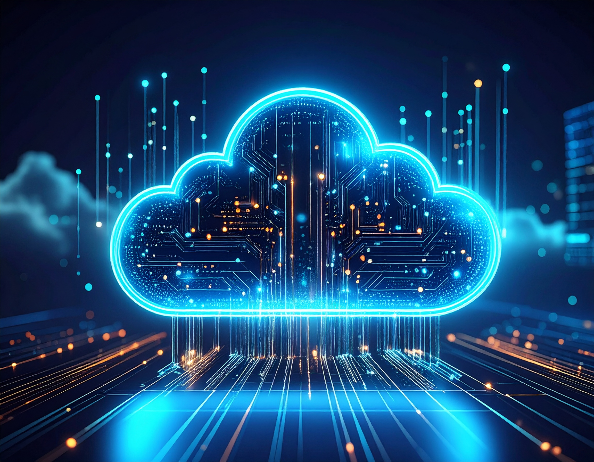 Zukunft von Cloud as a Service: Trends und Entwicklungen Eine Cloud als Symbolbild für Cloud as a Service