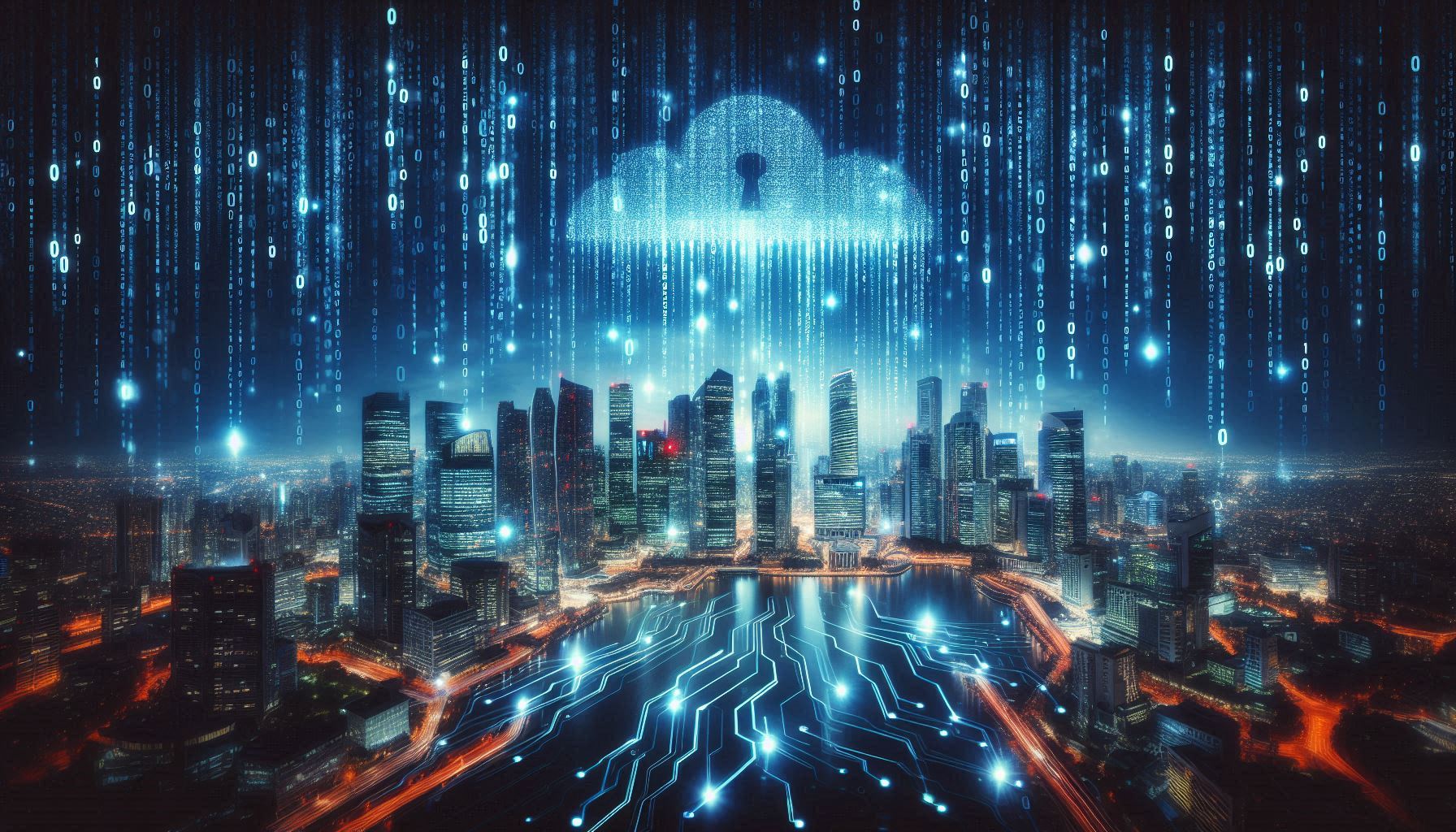 Illustration von DoS- und DDoS-Angriffen