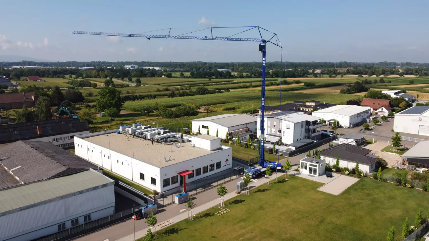 Rechenzentrum Baustelle des Rechenzentrum